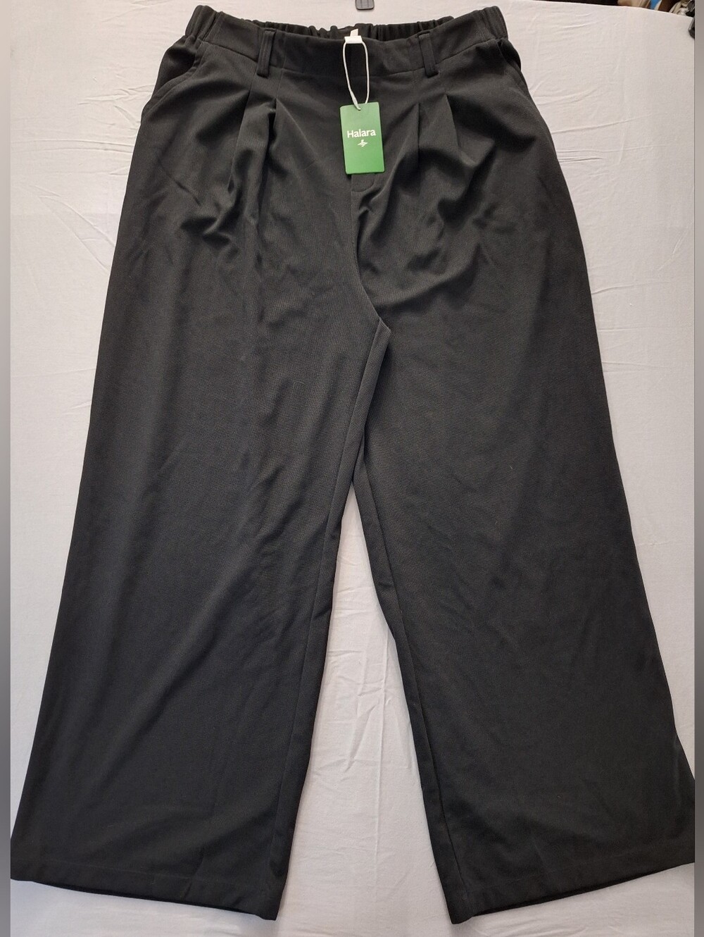 Halara Black Wide-Leg Women's Pants XL Tall